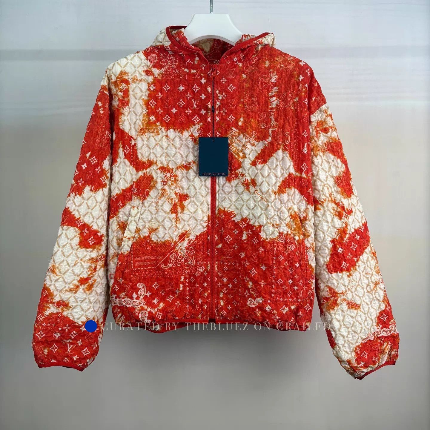 Louis Vuitton Red All-Over Print Lightweight Jacket Size US S / EU 44-46 / 1 - 1 Thumbnail