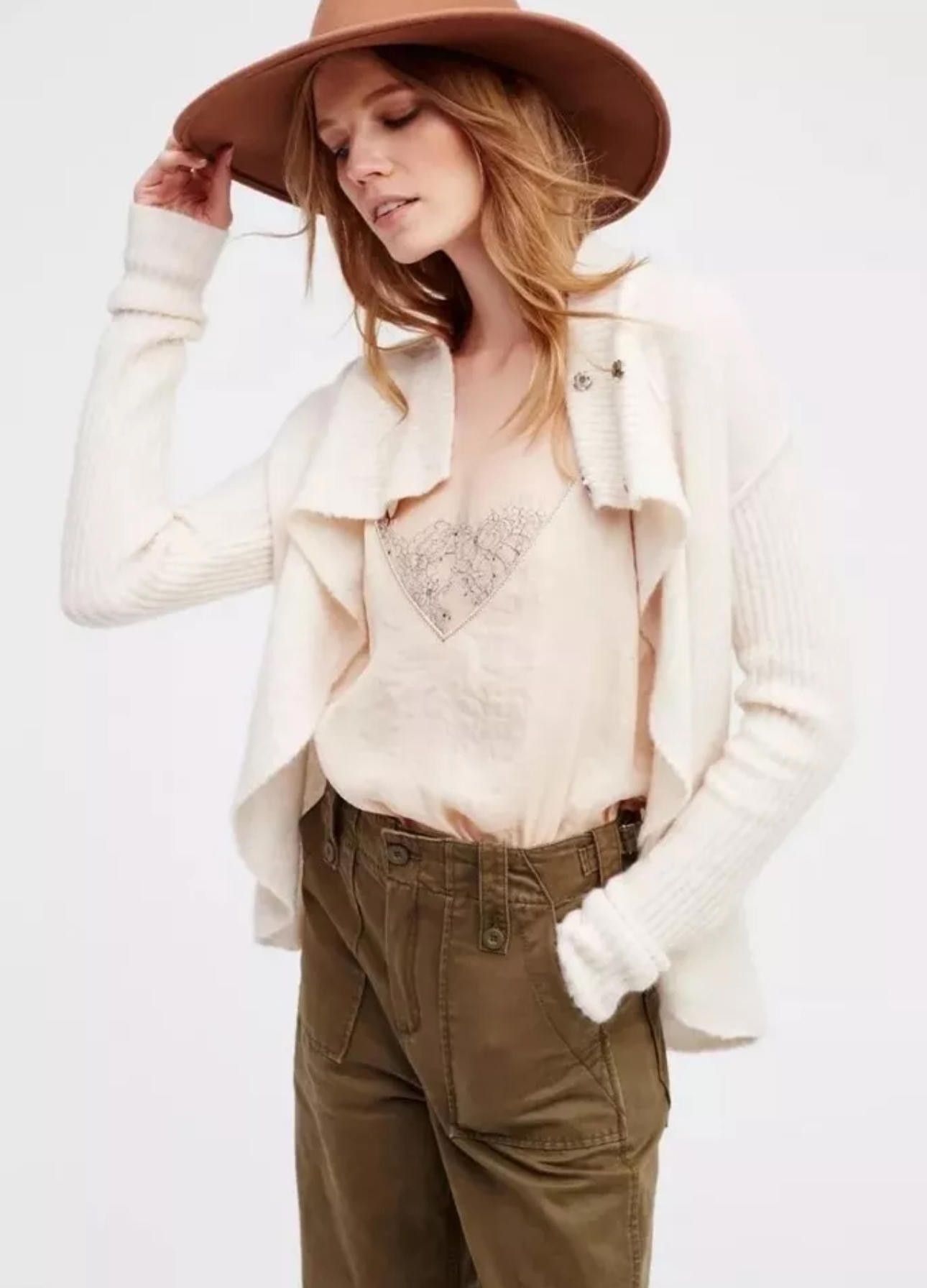 Free People Free People Cascade Cardi Open Cardigan Sweater Womens XS Size XS / US 0-2 / IT 36-38 - 1 Thumbnail