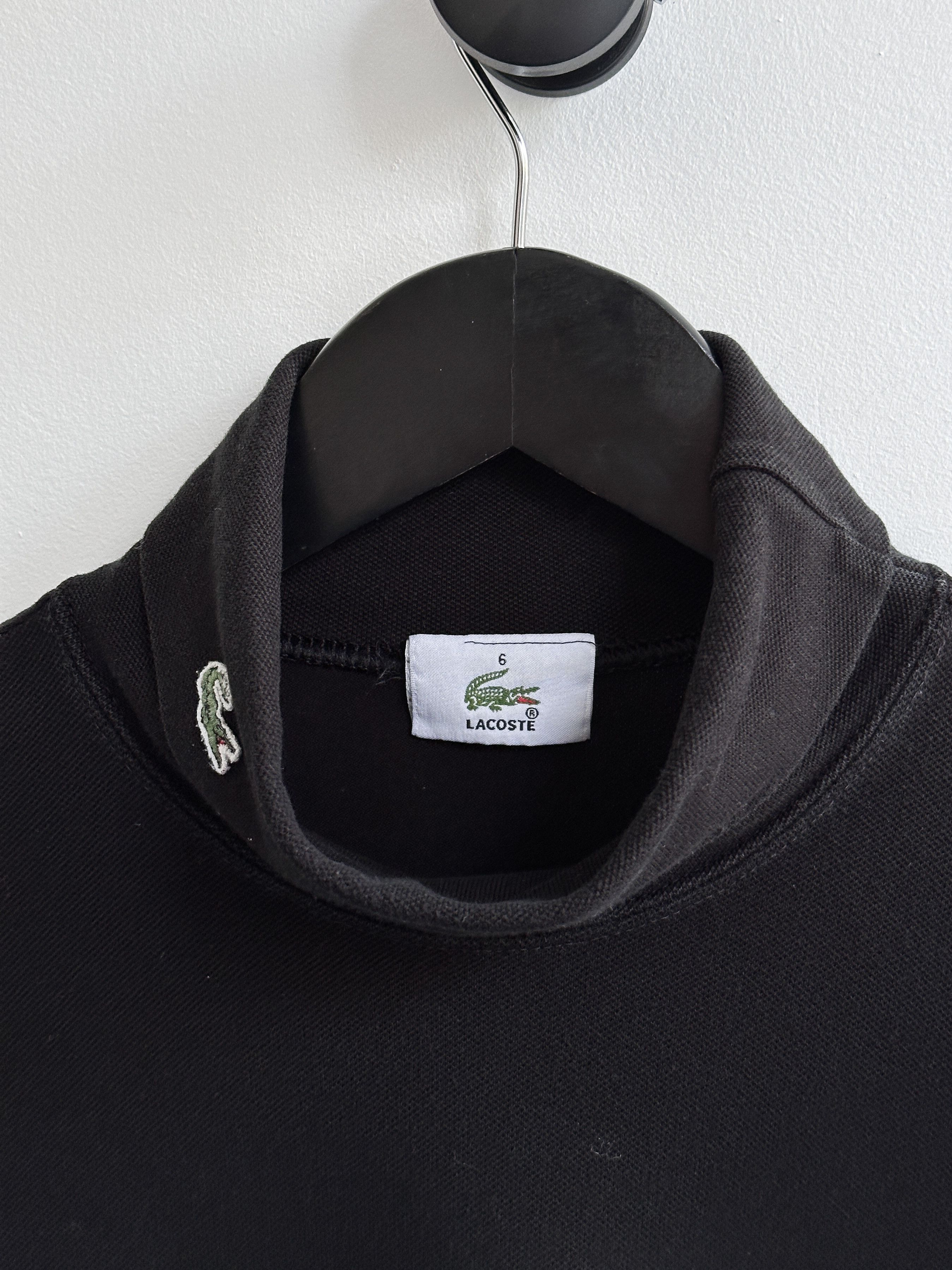 Lacoste Vintage Lacoste Black Turtleneck Jumper Longsleeve Size US S / EU 44-46 / 1 - 5 Thumbnail