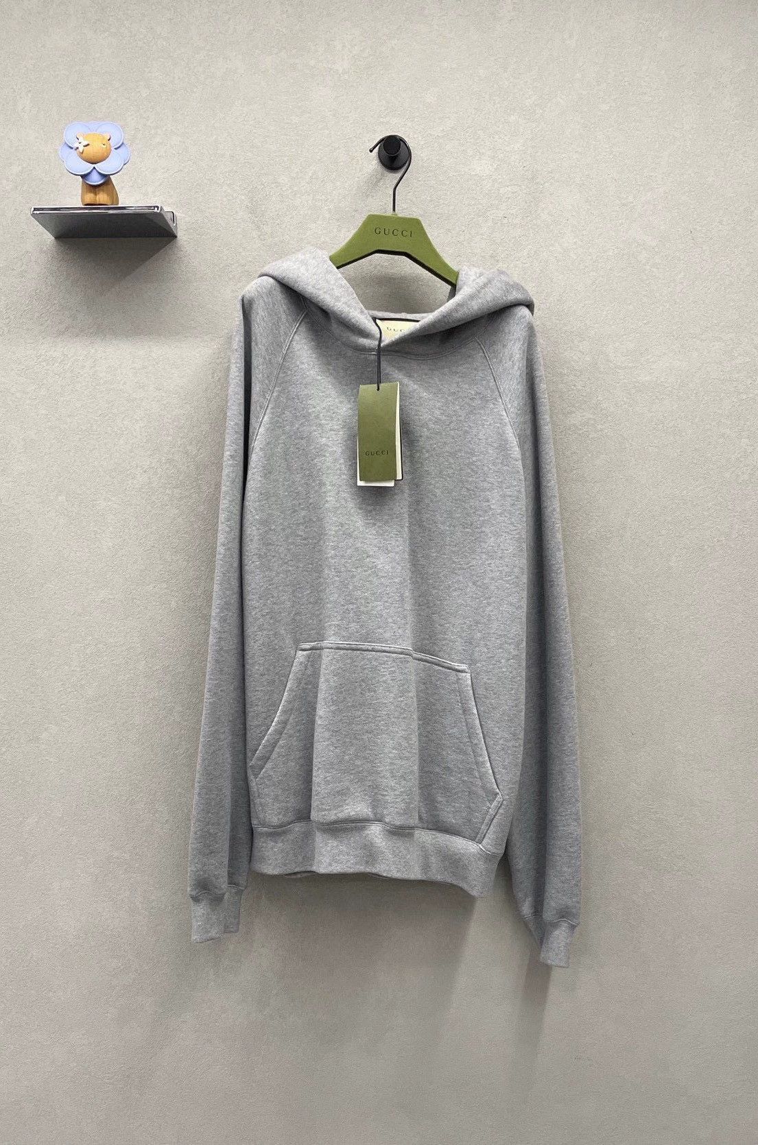 Gucci gucci gray hooded sweatshirt size large Size US L / EU 52-54 / 3 - 1 Thumbnail