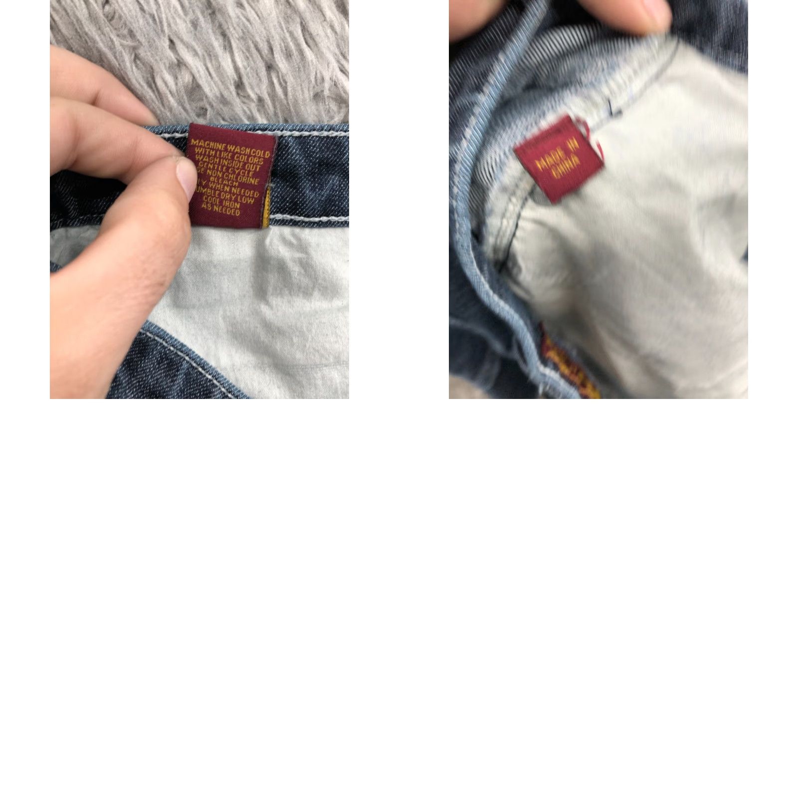 Vintage Sky Jeans Womens Size 14 Dark Wash Blue Denim 5-Pocket Straight Regular Rise Belt Loops 32in Inseam Size 36" / US 14 / IT 50 - 9 Thumbnail