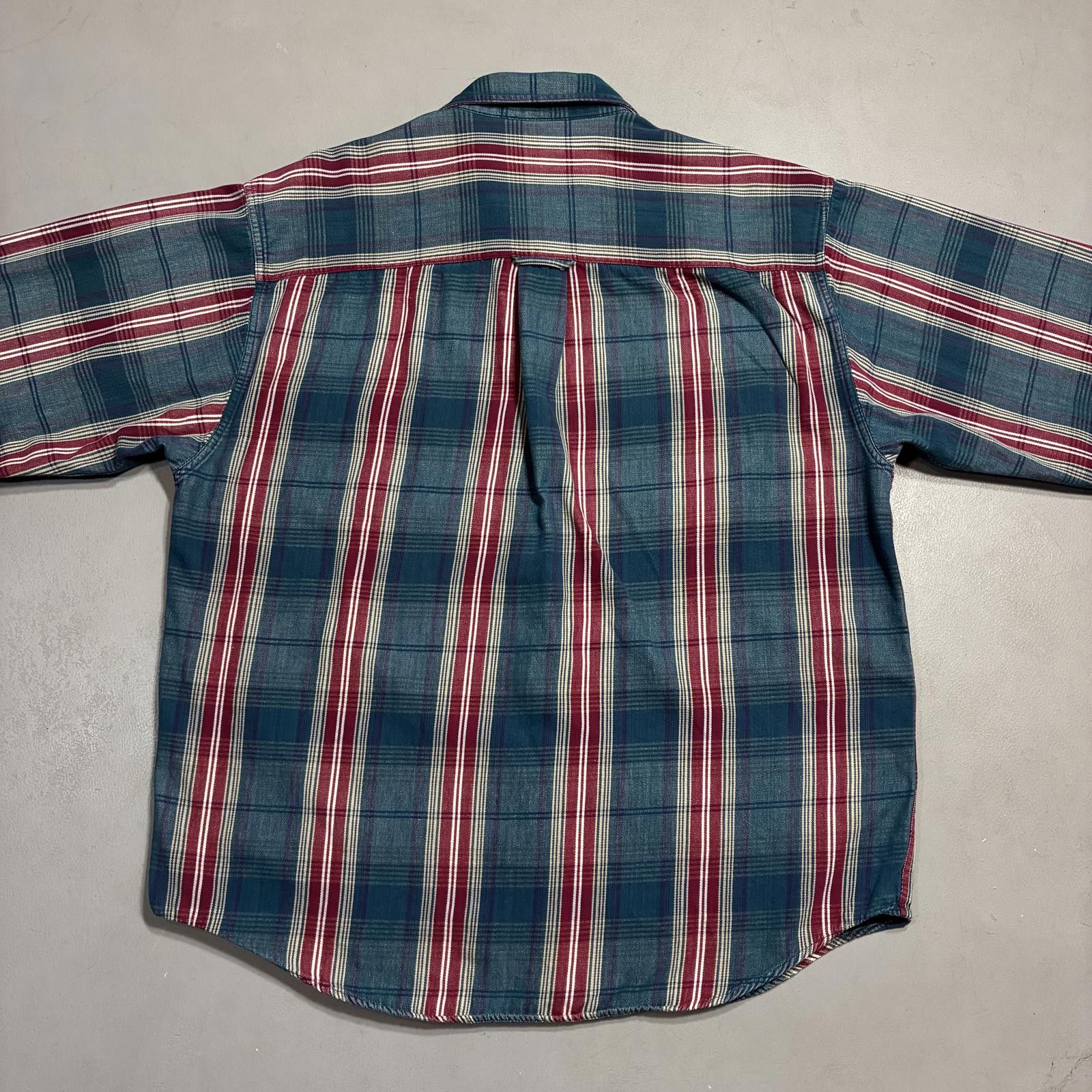 Eddie Bauer Vintage Eddie Bauer Flannel Shirt Men's XL Elkhorn Twill 90s Size US XL / EU 56 / 4 - 5 Thumbnail