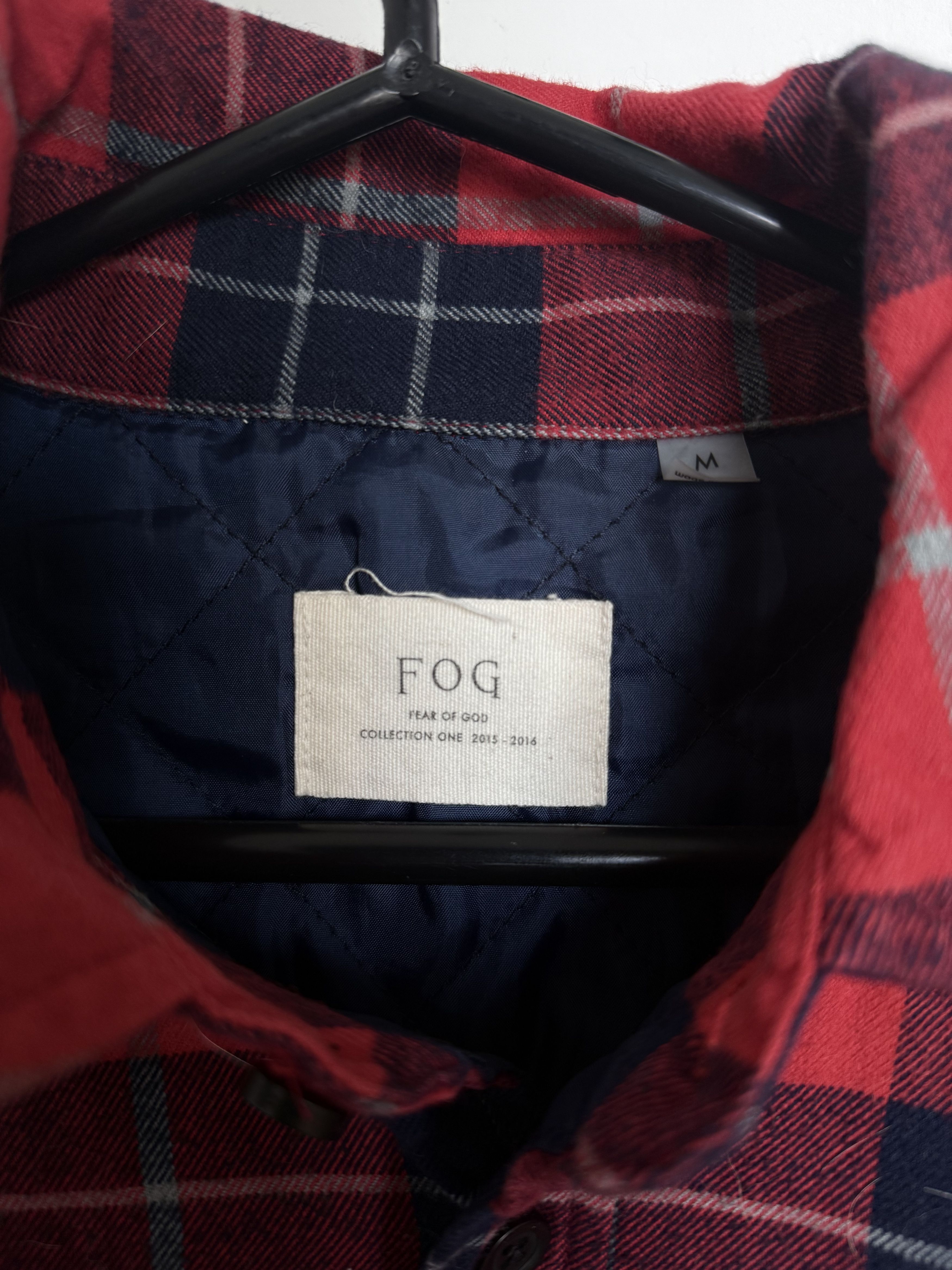 Fear of God F.O.G. Red Shacket Size US M / EU 48-50 / 2 - 2 Thumbnail