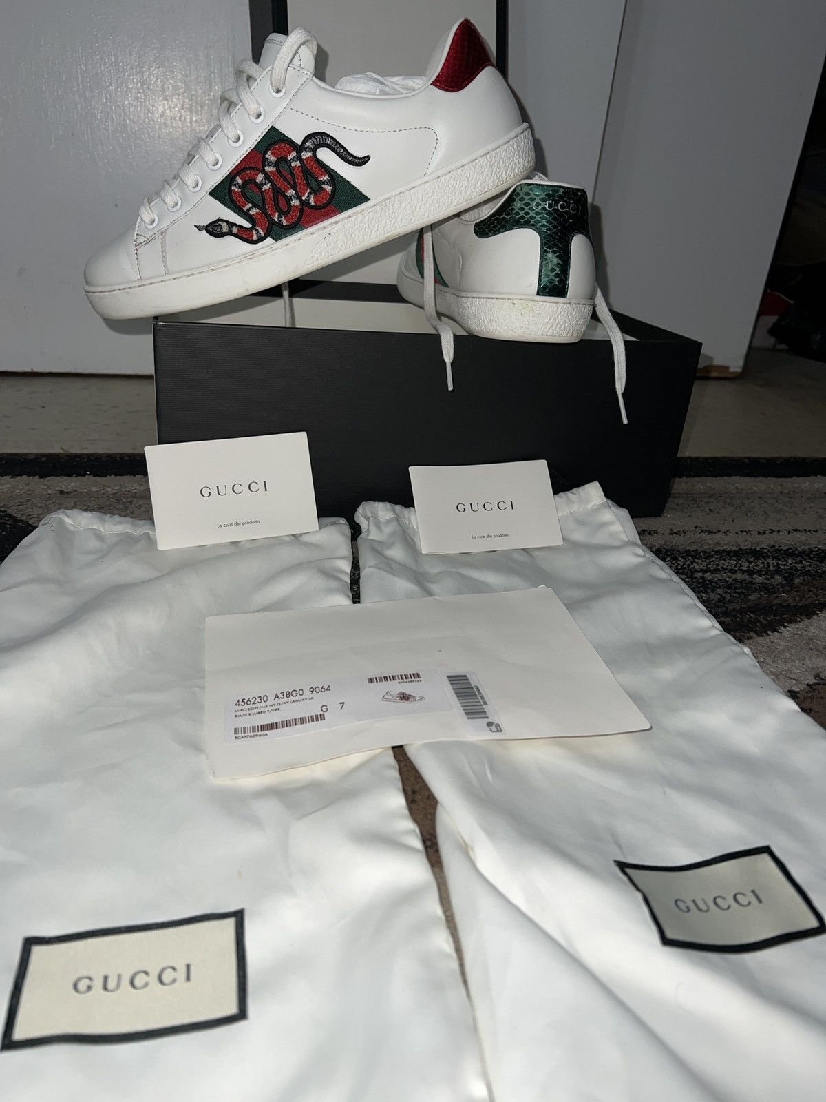 Designer × Gucci Gucci sneaker Size US 7 / EU 40 - 9 Thumbnail
