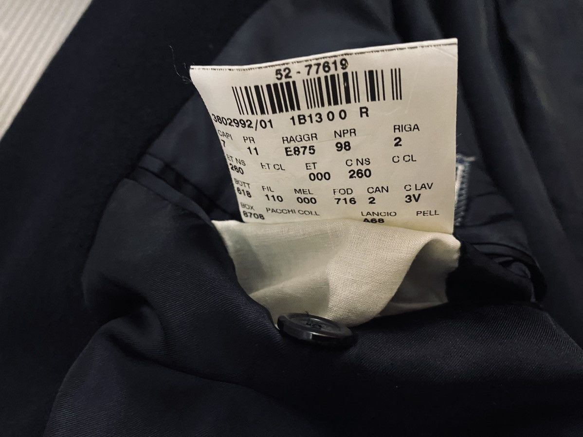 PRL 🇮🇹 Navy Cashmere Heritage Topcoat Made in Italy 38