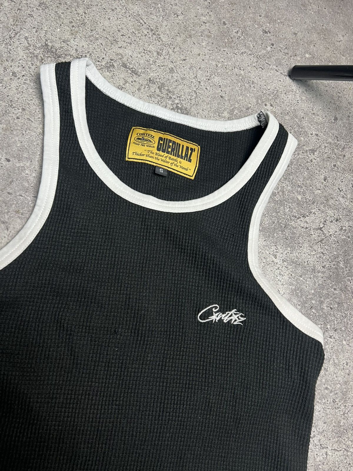 Corteiz CORTEIZ Tank Top Black small logo size S-M Size US S / EU 44-46 / 1 - 3 Thumbnail