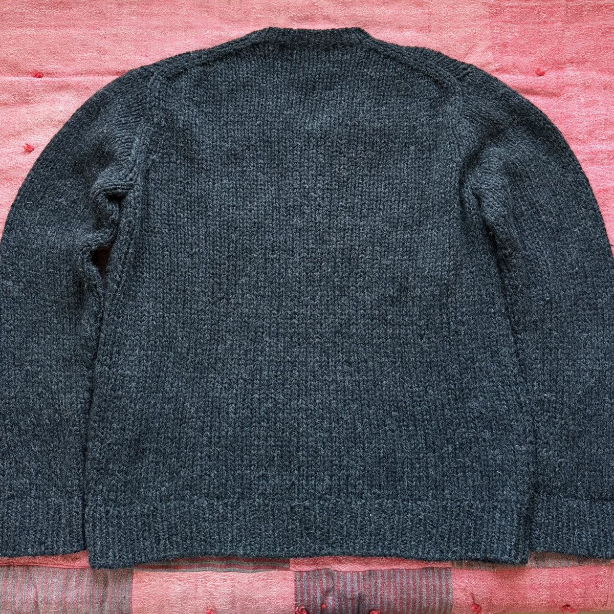 Comme des Garcons Comme Des Garcons Hand Knit Wool Cardigan Size US S / EU 44-46 / 1 - 3 Thumbnail