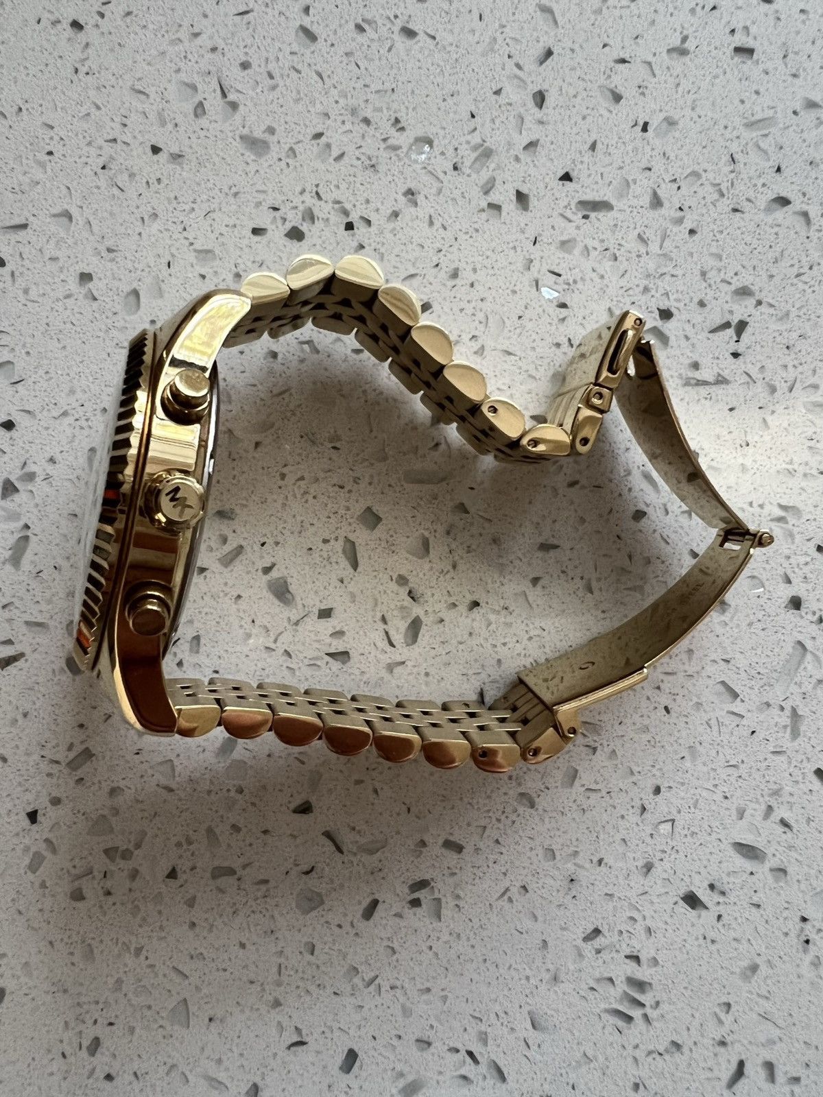 Michael Kors Lexington Gold-Tone Watch Size ONE SIZE - 3 Thumbnail