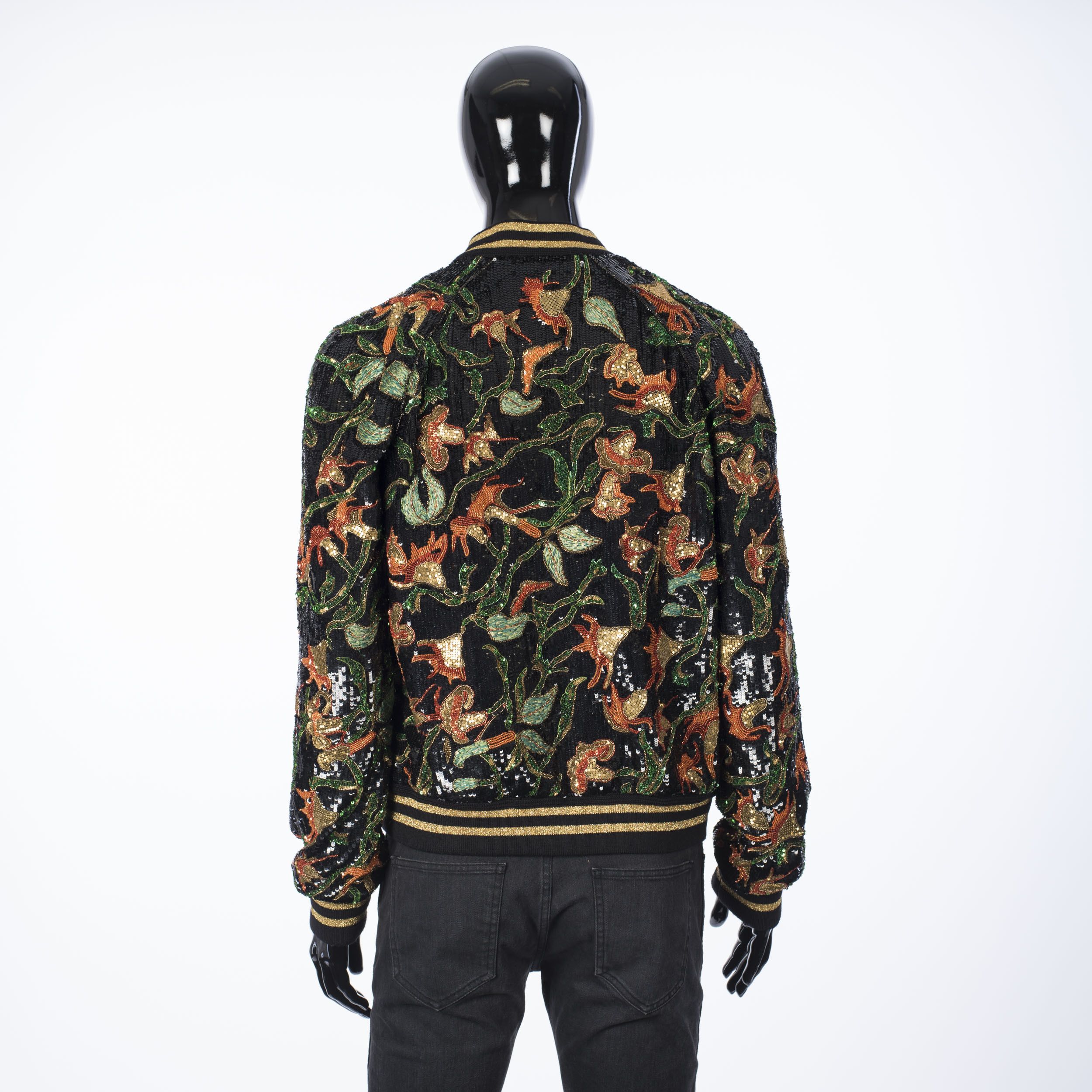 Celine Teddy Jacket With Angels Trumpets Sequins Embroidery Size US M / EU 48-50 / 2 - 5 Thumbnail