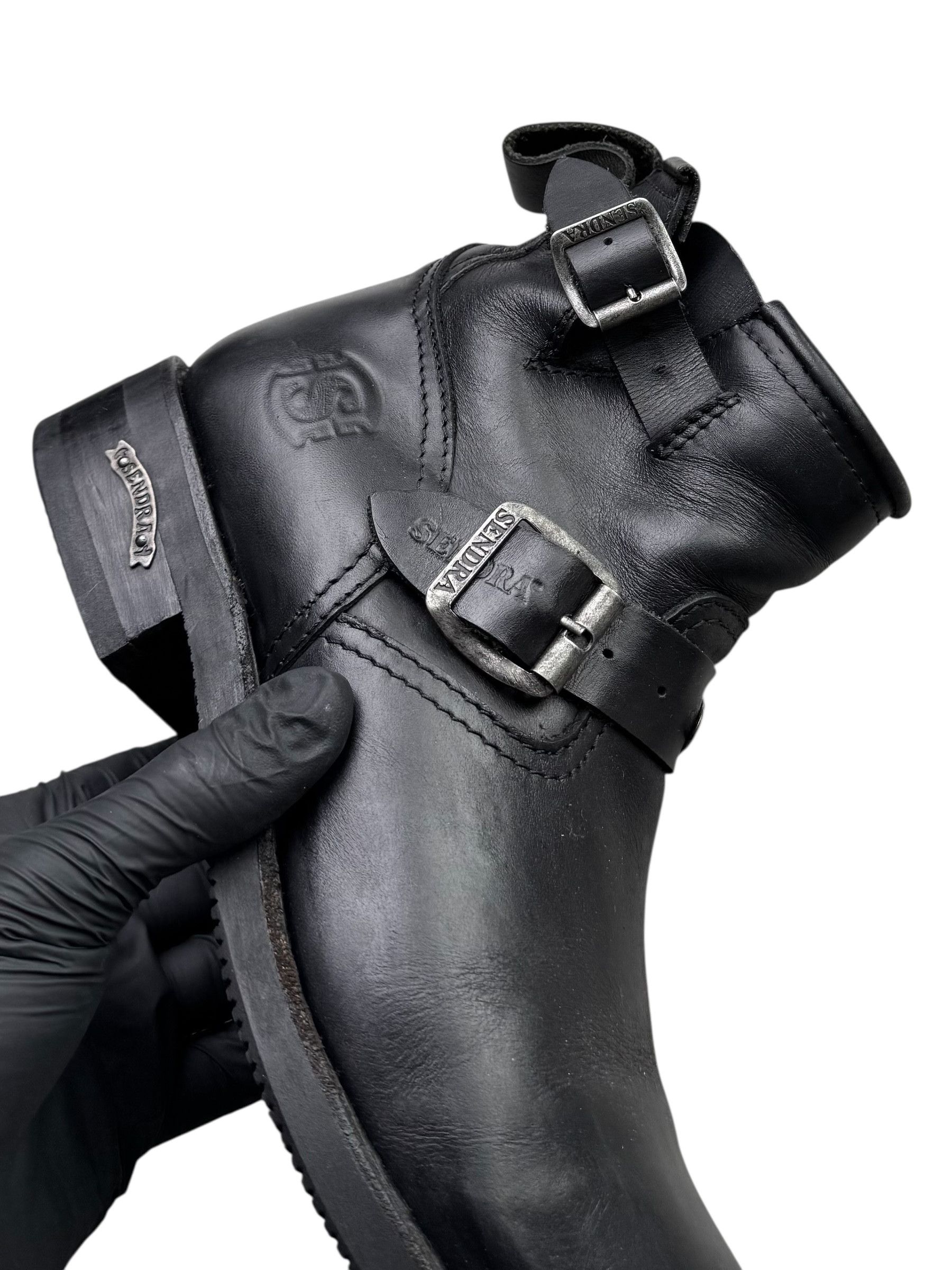 Sendra Gaudi by Sendra Vintage Leather Boots With Straps (D10) Size US 7 / EU 40 - 11 Thumbnail