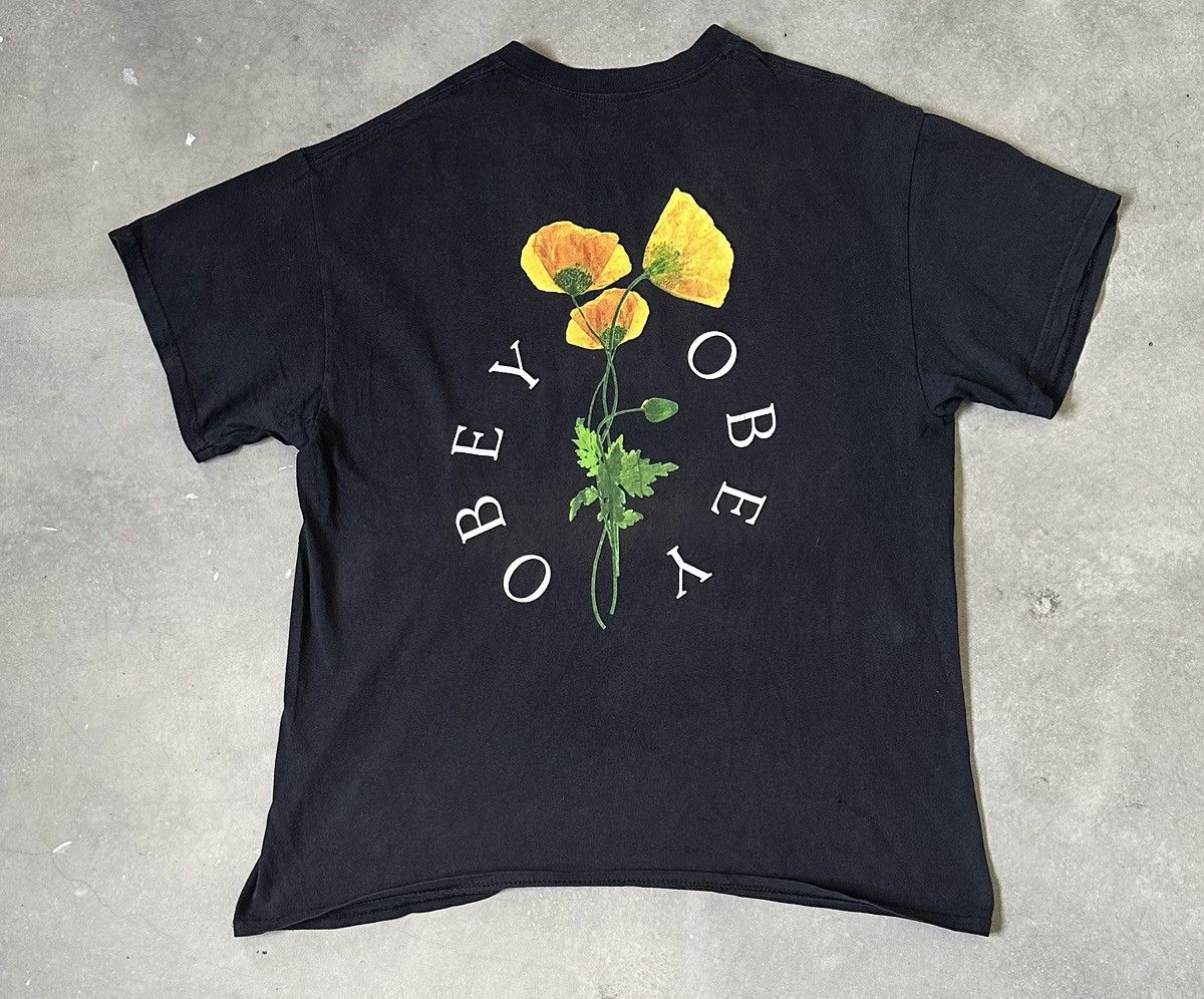 Obey OBEY PROPAGANDA FLOWER TEE Size US M / EU 48-50 / 2 - 1 Thumbnail