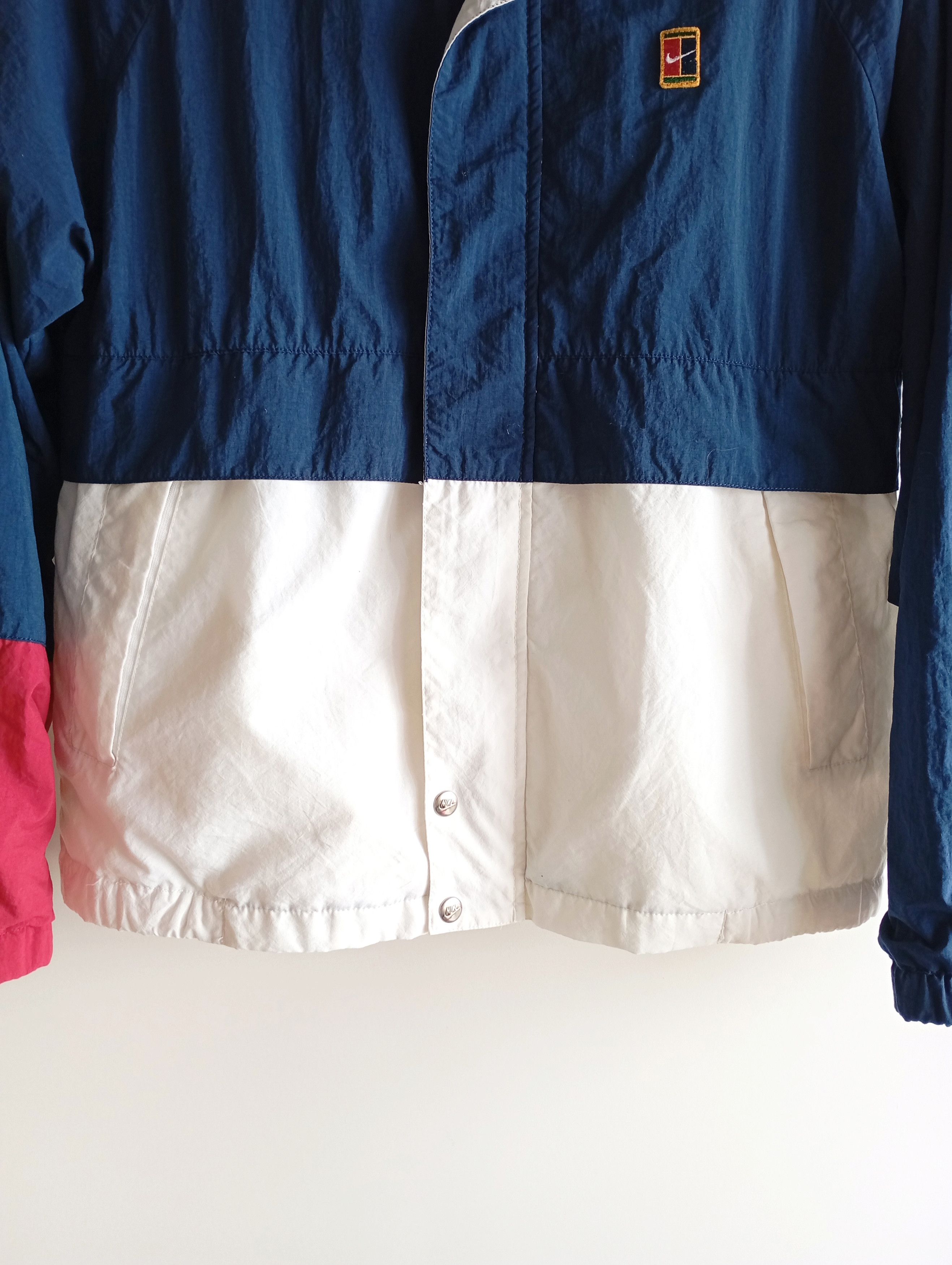 Nike Vintage 90s Nike Court track jacket windbreaker Size US M / EU 48-50 / 2 - 5 Thumbnail