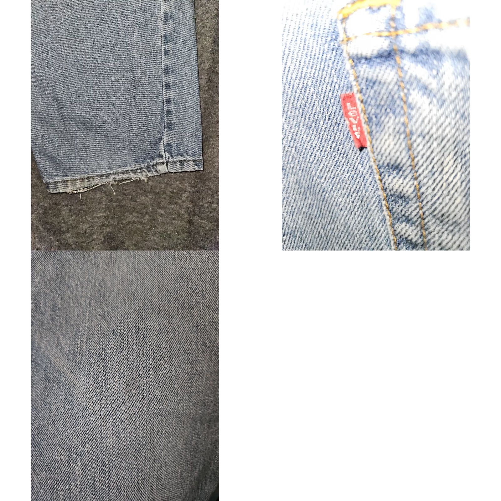 Levi's VINTAGE Levi's 550 Jeans Men 36x34 Blue Distressed 90s Y2K Retro Size US 36 / EU 52 - 9 Thumbnail