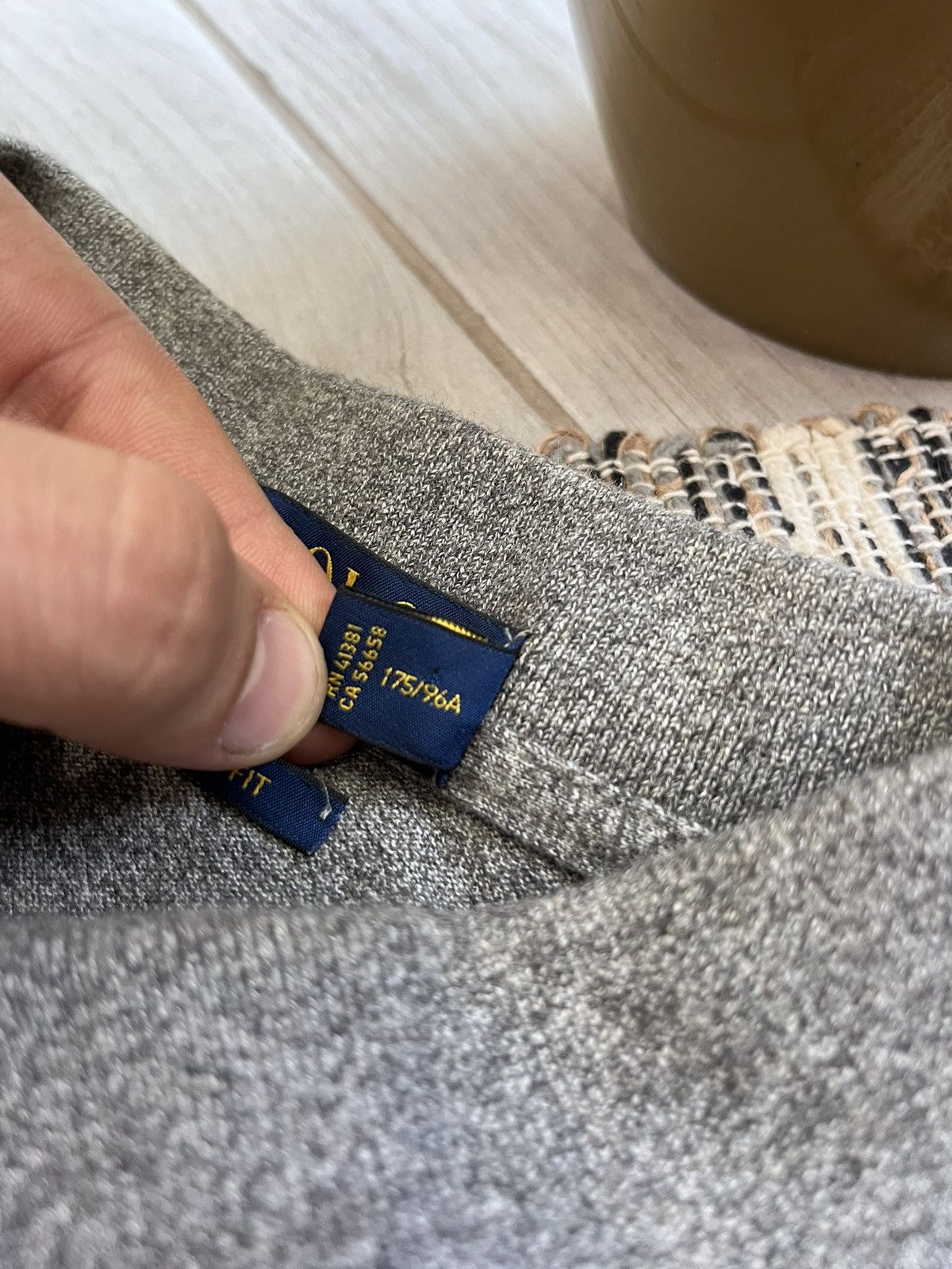 Polo Ralph Lauren Polo Ralph Lauren long sleeve polo shirt grey size M Size US M / EU 48-50 / 2 - 16 Thumbnail