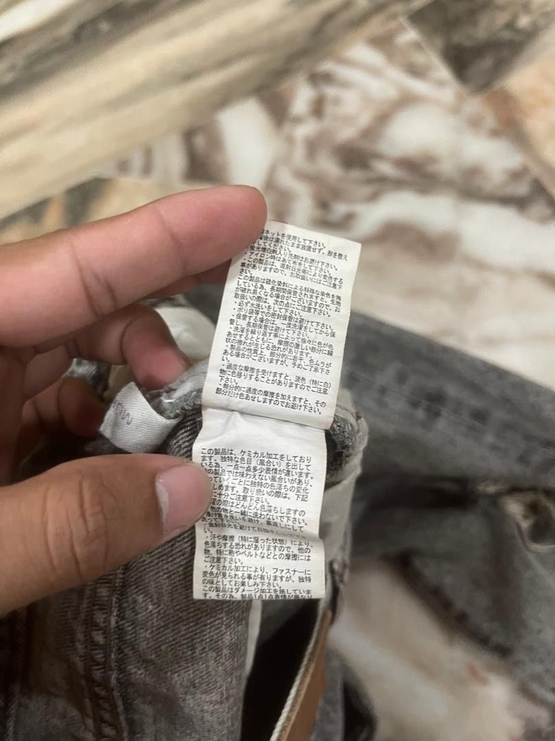 Japanese Brand MUHE.T Baggy Distressed Denim Balenciaga Style Size 27" / US 4 / IT 40 - 21 Thumbnail