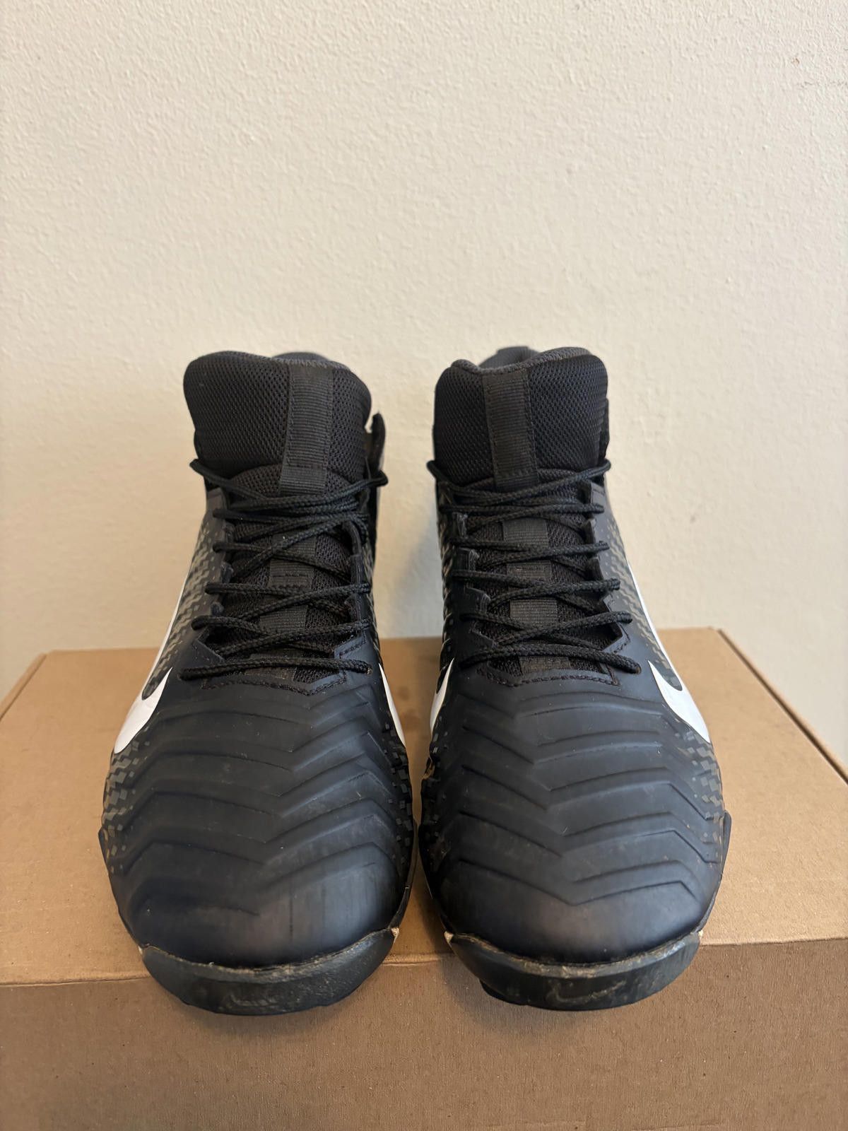 Nike Nike Men's Alpha Menace Blk Cleats (Size 7.5) Size US 7.5 / EU 40-41 - 1 Thumbnail