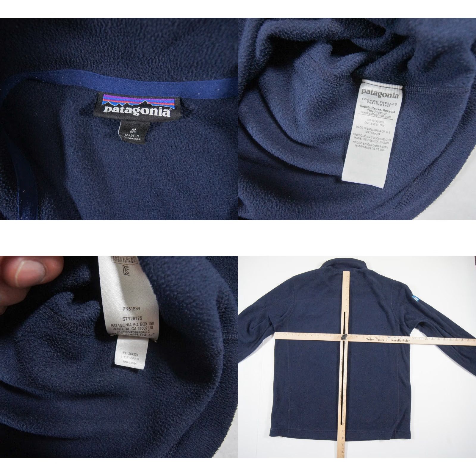 Patagonia Patagonia Sweater Mens Medium Blue Micro D Fleece Pullover Lightweight Outdoors Size US M / EU 48-50 / 2 - 8 Thumbnail