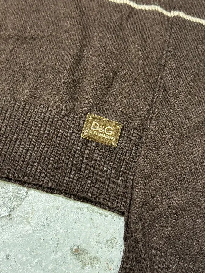 Dolce & Gabbana 2000s Dolce & Gabbana Stripes Orange Brown Sweater Size US S / EU 44-46 / 1 - 6 Thumbnail