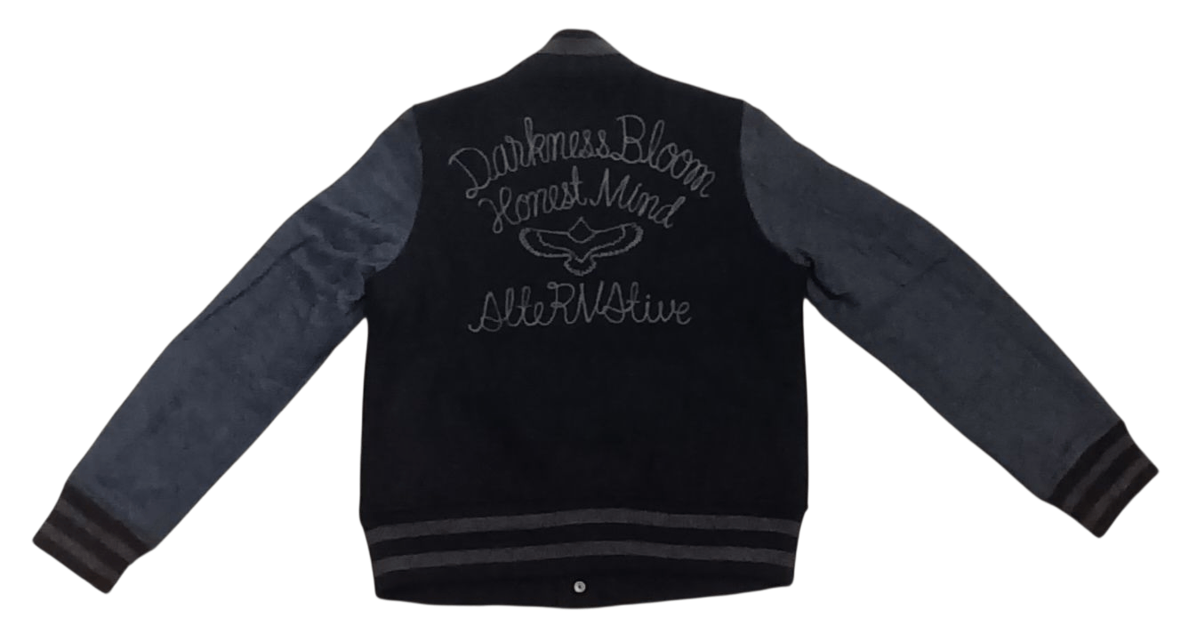 Japanese Brand RNA INC EMBROIDERED VARSITY JACKET Size US M / EU 48-50 / 2 - 7 Thumbnail