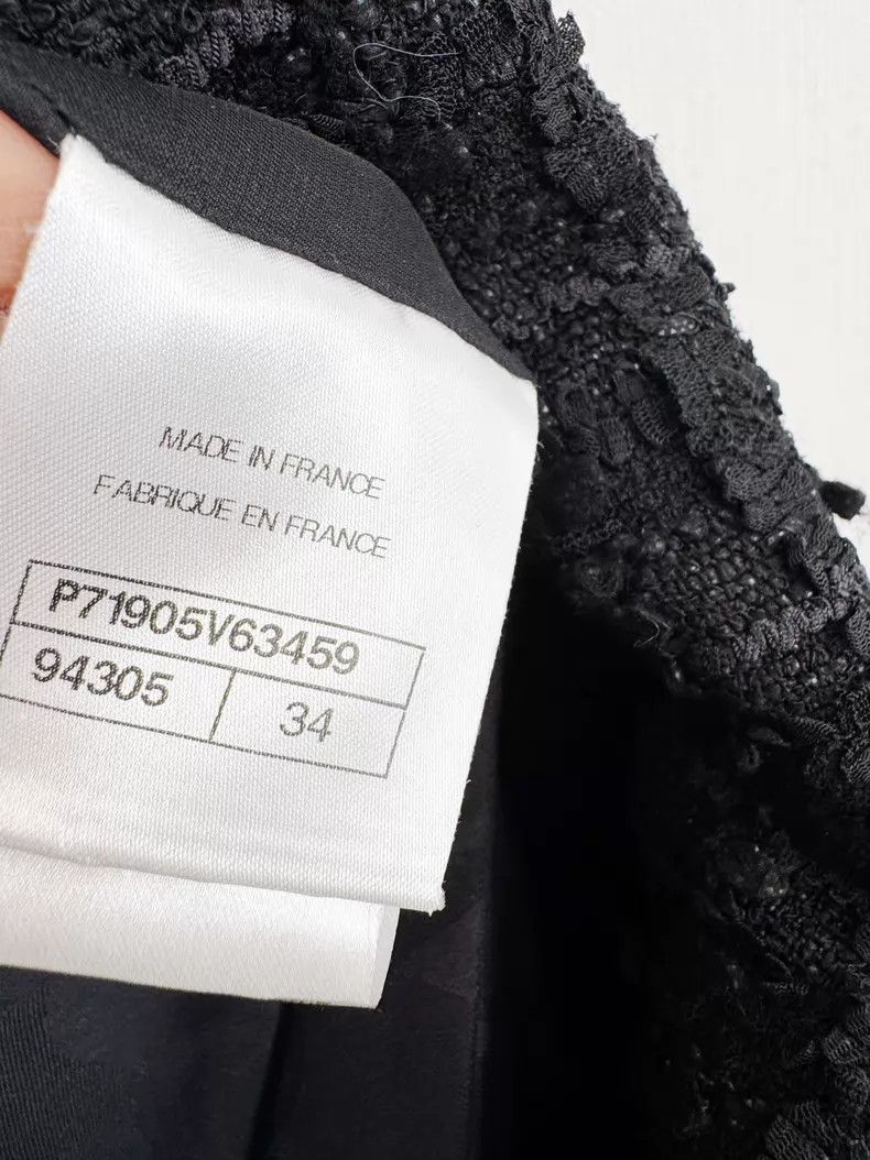 Chanel Chanel Black tweed coat Size XXS / US 00 / IT 34 - 5 Thumbnail
