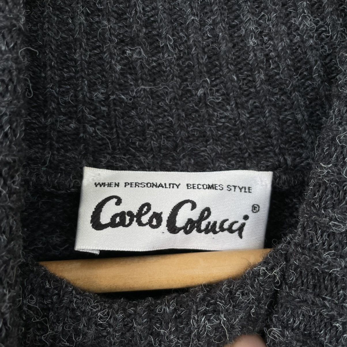 Carlo Colucci Carlo Colucci Men’s Wool Knitted Sweater High Collar Size US L / EU 52-54 / 3 - 8 Thumbnail