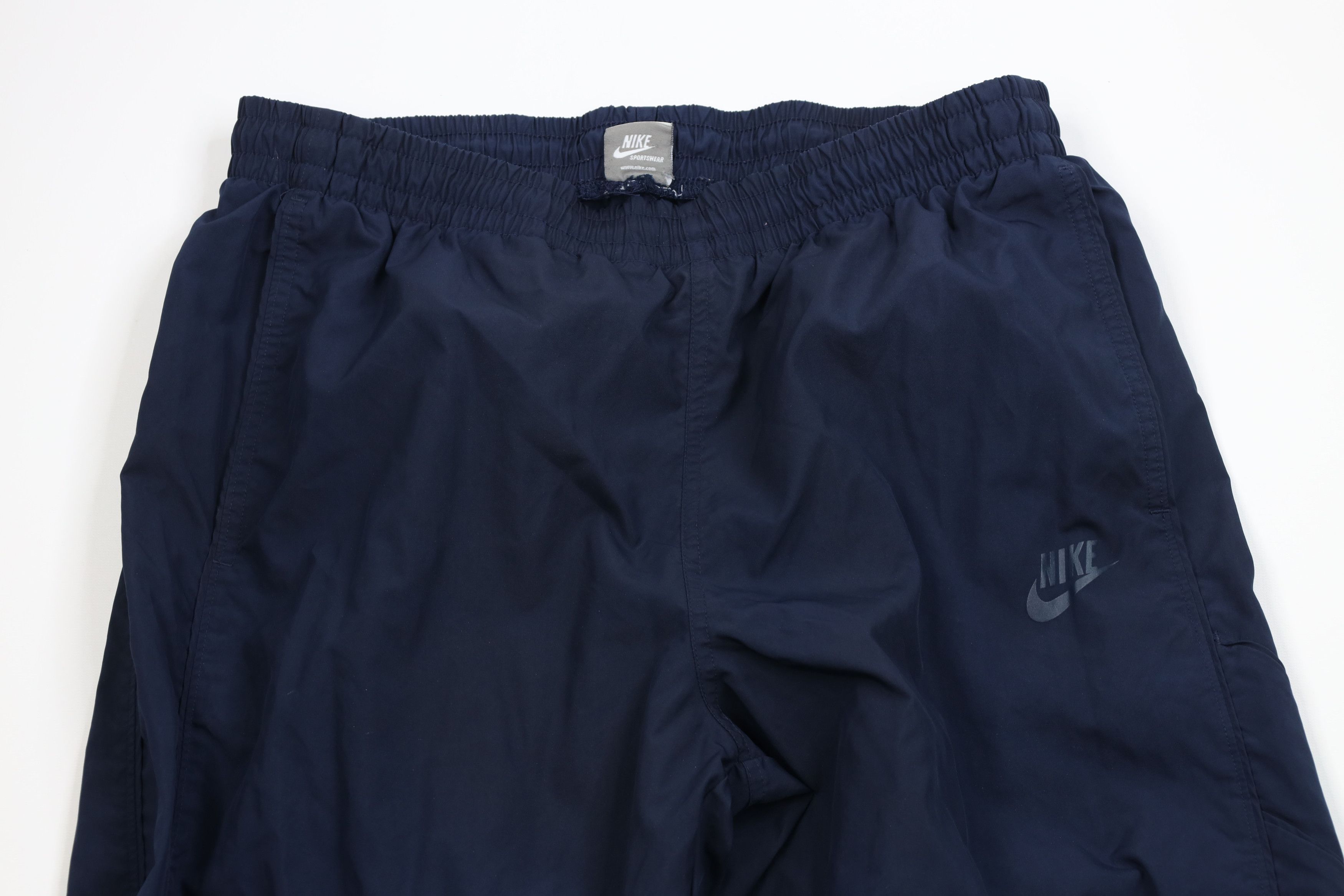 Nike Vintage Nike Scott Mini Swoosh Wide Leg Windbreaker Pants Size US 38 / EU 54 - 2 Thumbnail