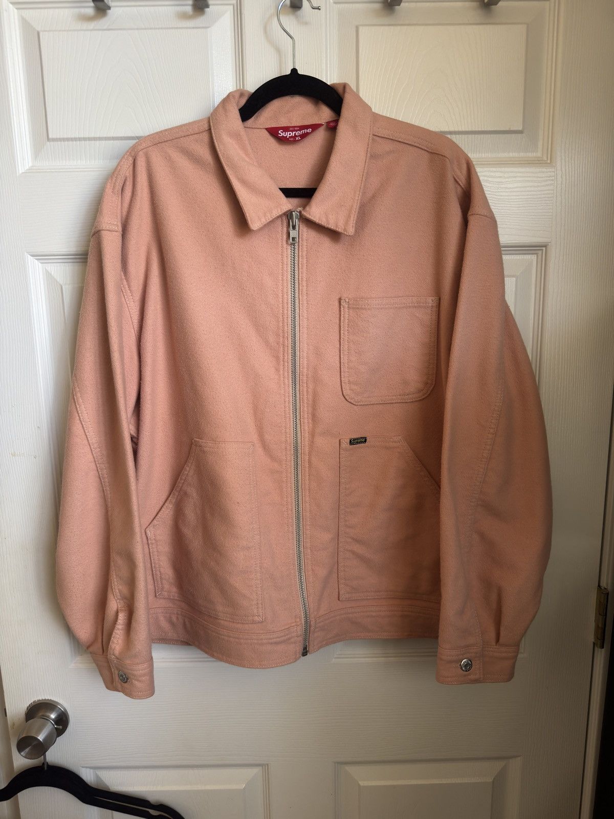 Supreme Moleskin Work Jacket Dusty Pink