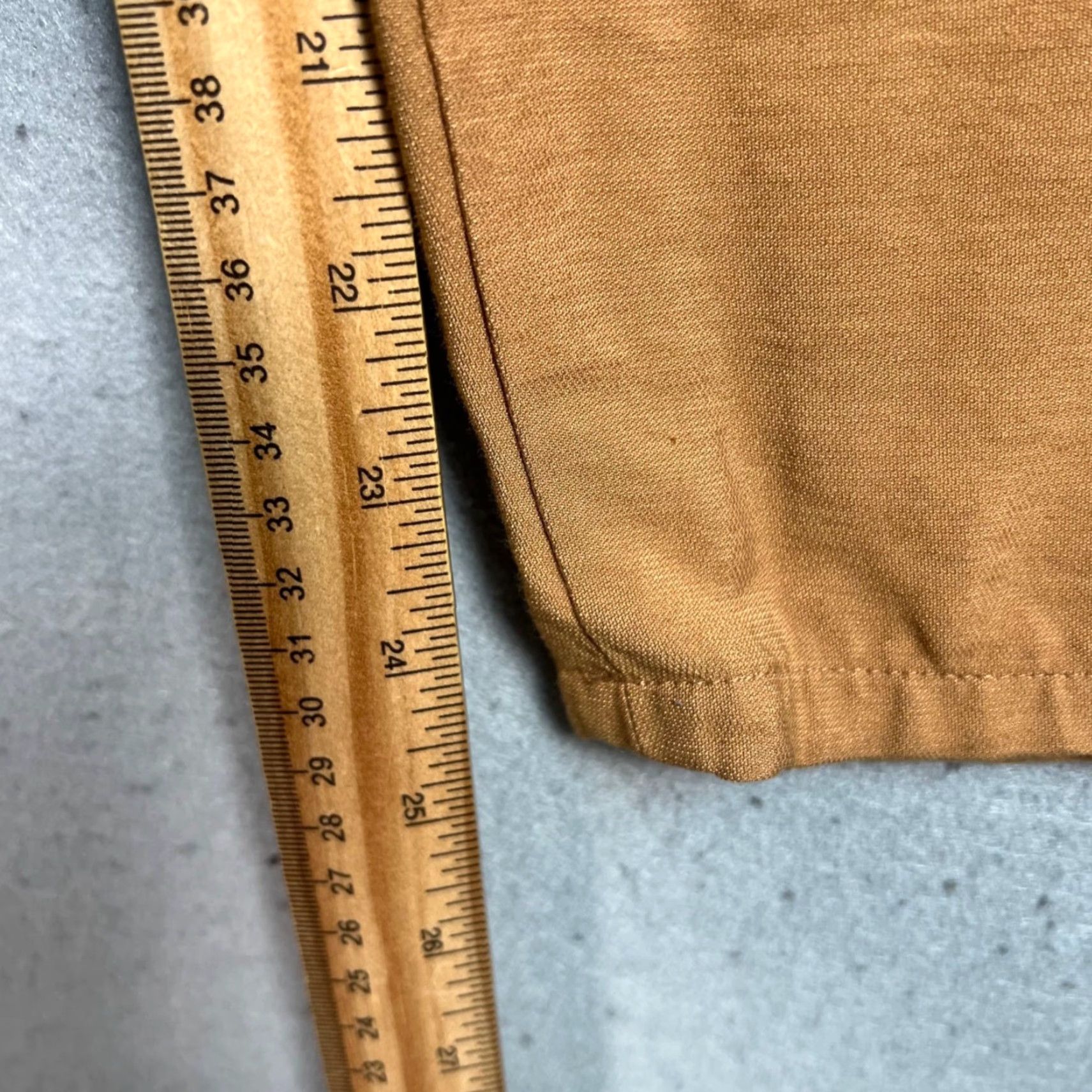 Vintage Leith Womens Pants Size XXS Tan High-Waist Tie Front Size 24" / US 00 / IT 34 - 7 Thumbnail