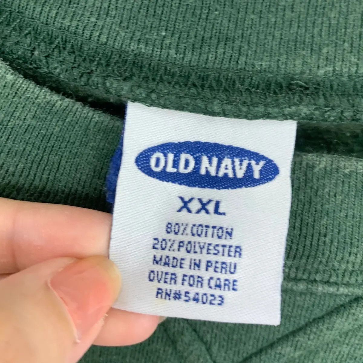 Old Navy Vintage 90’ OLD NAVY Embossed Logo Crewneck Sweatshirt Size XXL / US 16-18 / IT 52-54 - 2 Thumbnail