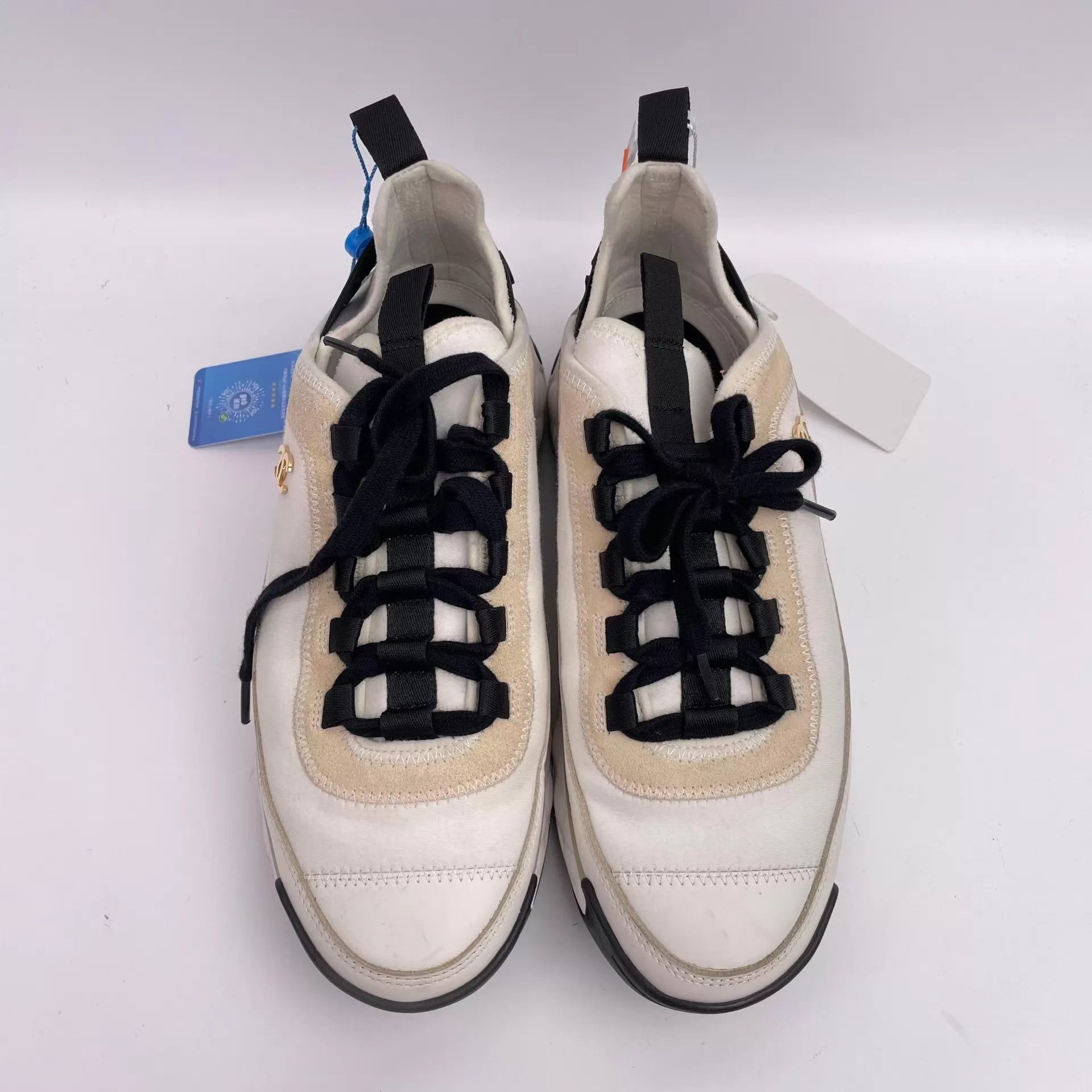 Chanel Chanel Platinum Velvet Air Cushion Sneaker Women's Size US 7.5 / IT 37.5 - 2 Thumbnail