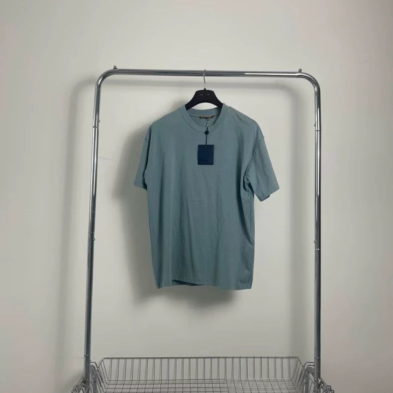 Louis Vuitton Louis Vuitton Haze blue embossed logo short sleeves Size US L / EU 52-54 / 3 - 1 Thumbnail