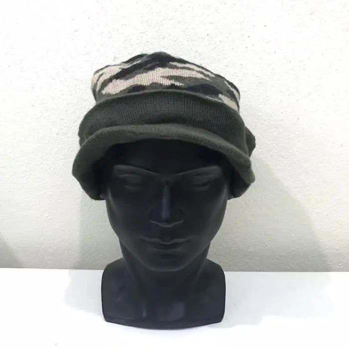 Other Vintage Made In USA Army Beanie Hat Size ONE SIZE - 3 Thumbnail