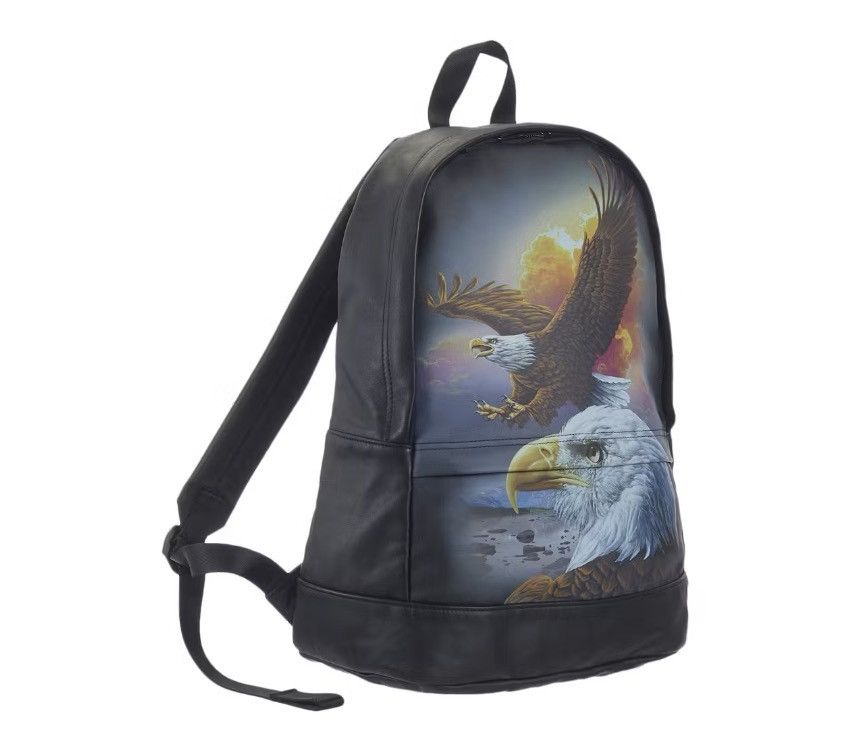 Supreme Supreme Leather Patchwork Backpack F/W19 DS | Grailed