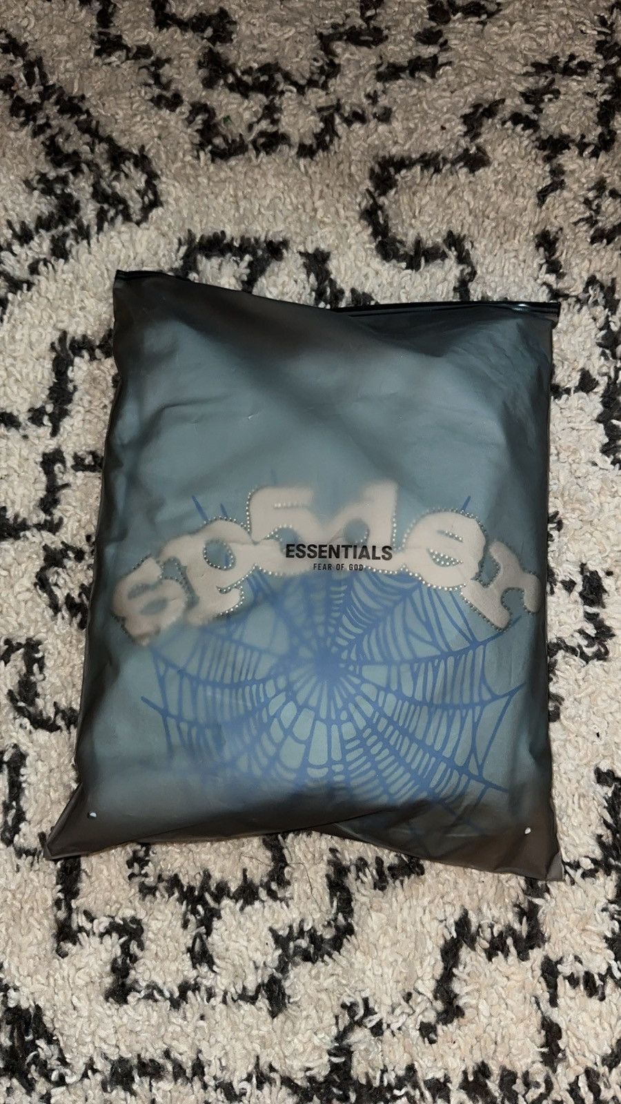 Light Blue Sp5der hoodie