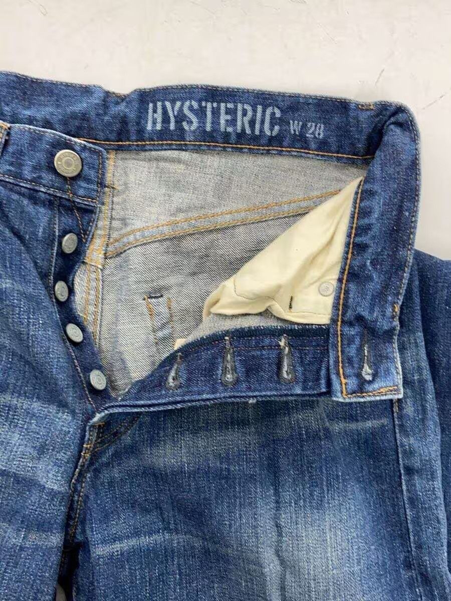 Hysteric Glamour Aged Wide Leg Denim Jeans Size US 29 - 3 Thumbnail