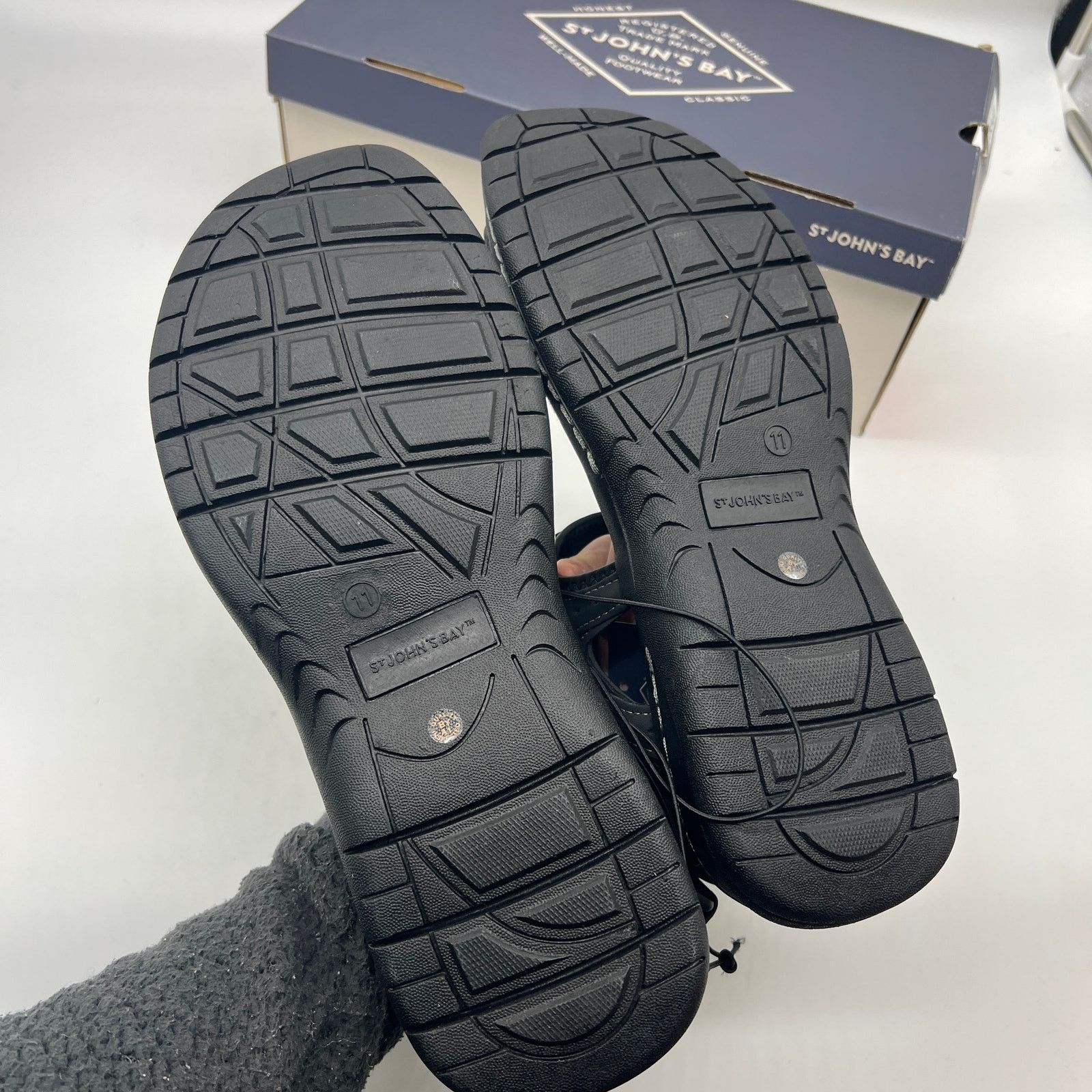 Other St. John's Bay Mens Strap Sandals Black Color Size 11M Size US 11 / EU 44 - 9 Thumbnail