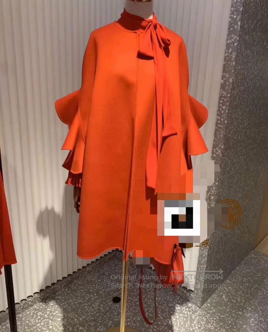 Valentino Valentino Red Black Coat Cape. Size US XS / EU 42 / 0 - 2 Thumbnail