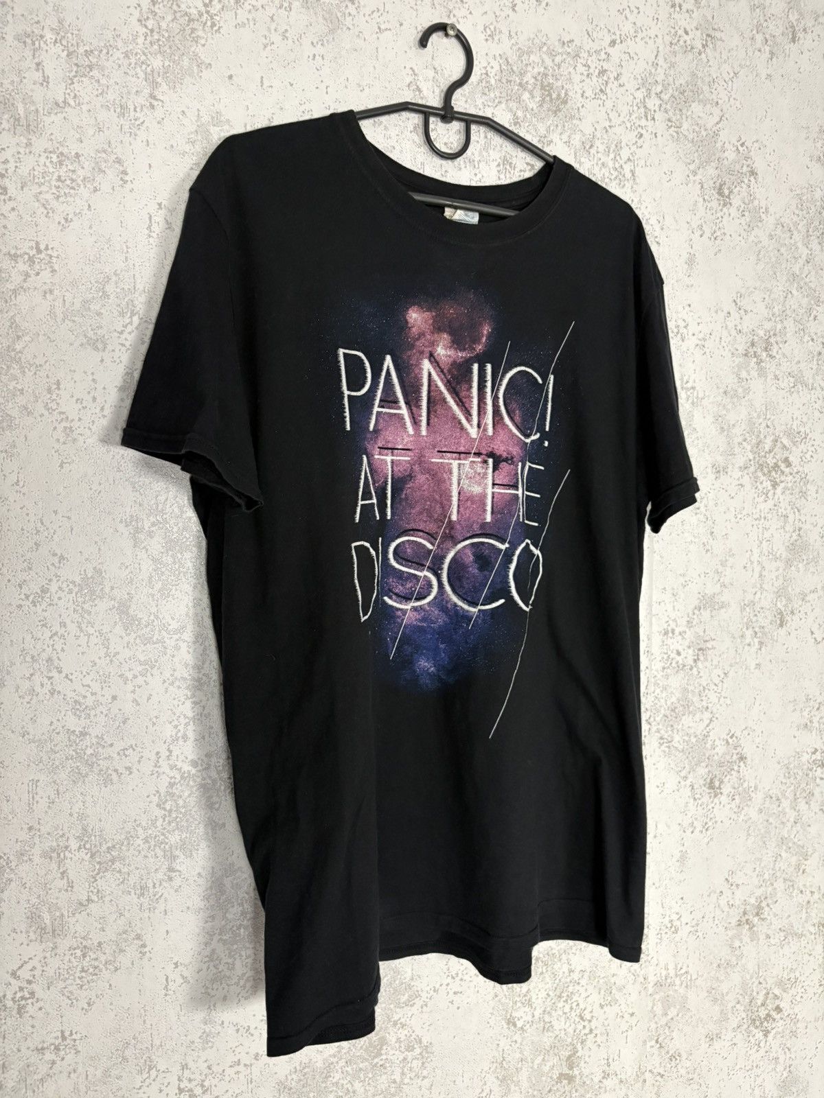Band Tees Panic! At The Disco Galaxy Logo Band T Shirt Y2K Punk Tee XL Size US XL / EU 56 / 4 - 1 Thumbnail