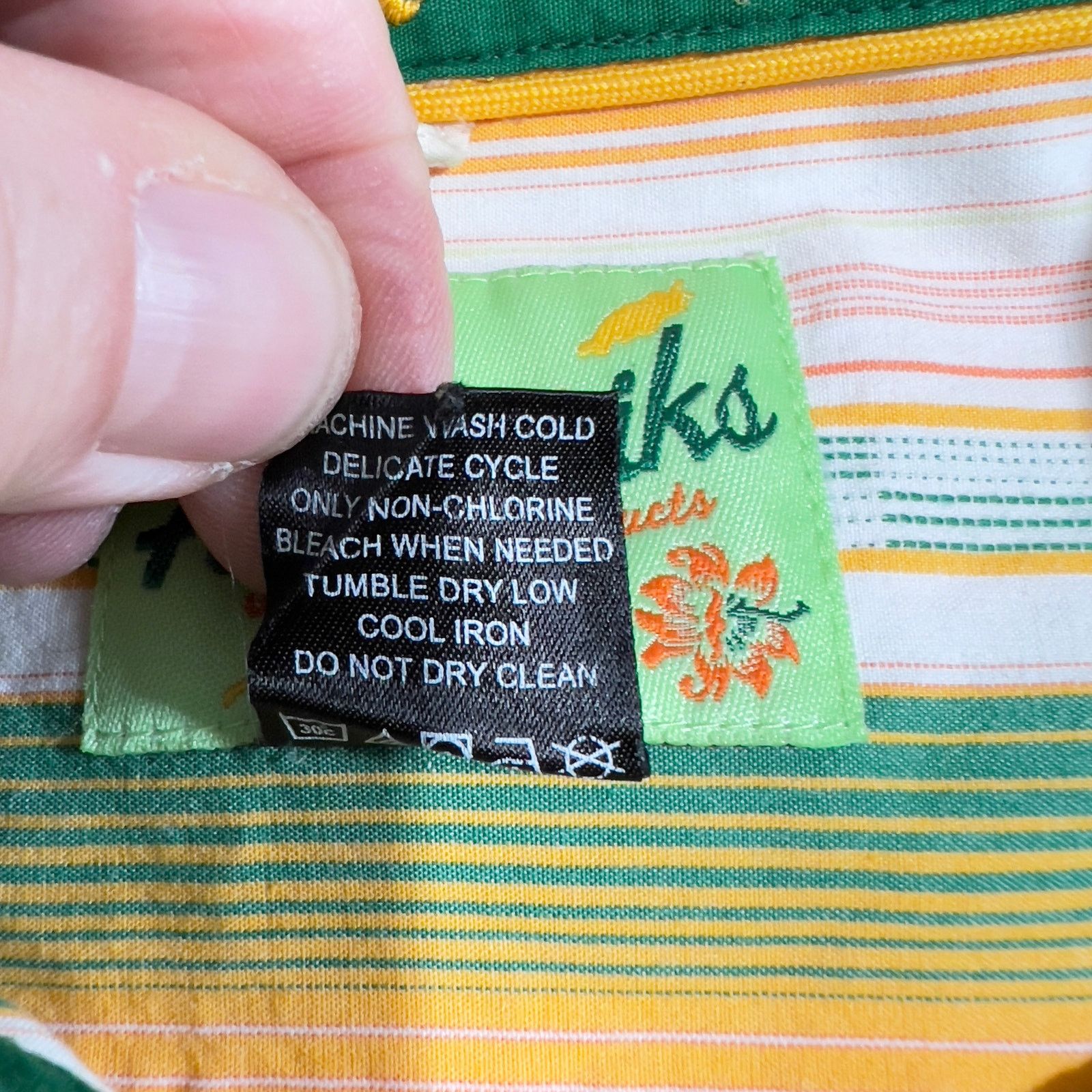 Akademiks Akademiks Button Shirt Mens 3XL Green Yellow Stripe 90s XXXL Size US XXL / EU 58 / 5 - 5 Thumbnail