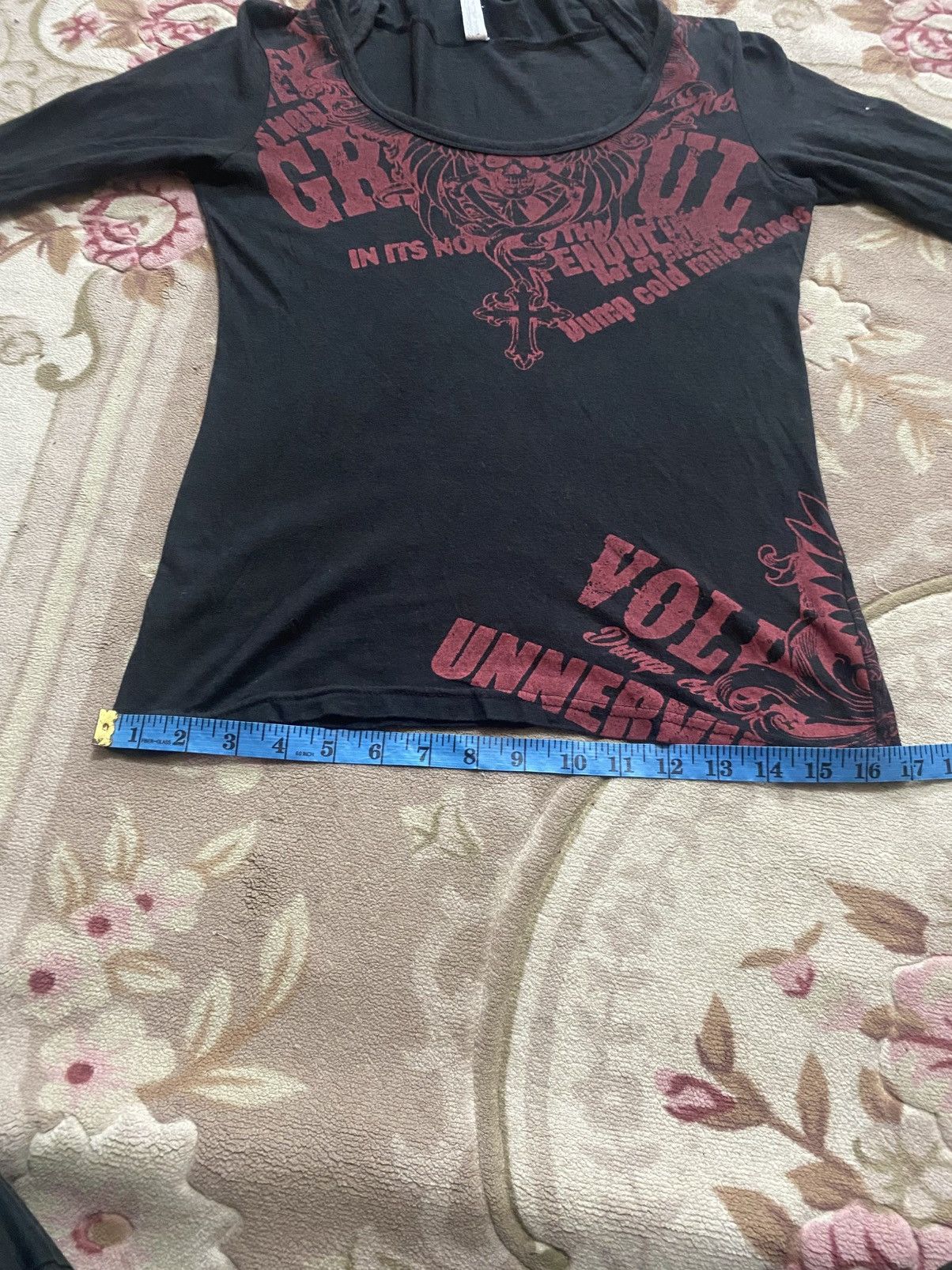 GOSTAR DE FUGA × Japanese Brand × Seditionaries Hoodie Cotton Black Embellished by Rhinestone Los Angeles Size S / US 4 / IT 40 - 8 Thumbnail