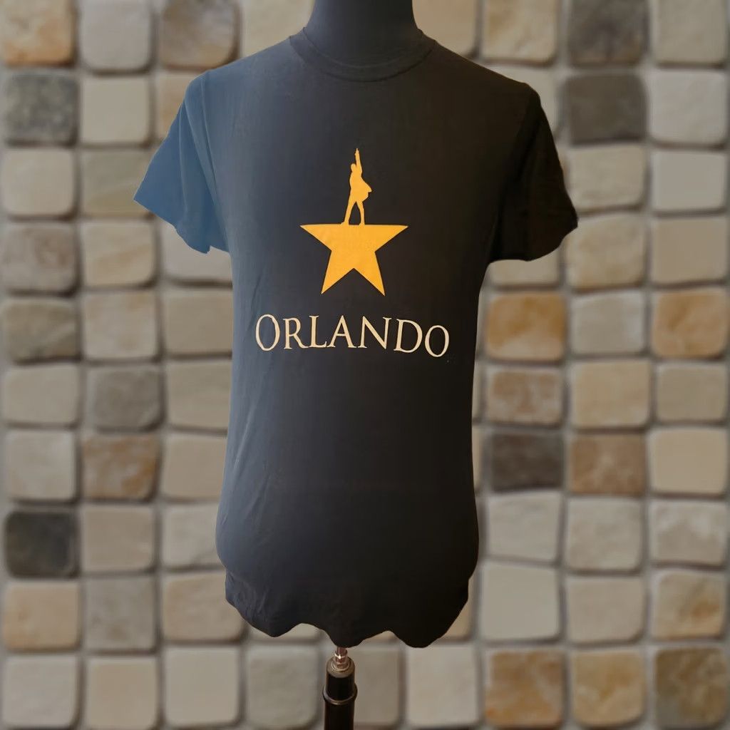 Hamilton OFFICIAL Hamilton Broadway Musical Orlando Black T Shirt Size Medium RARE Size US M / EU 48-50 / 2 - 1 Thumbnail