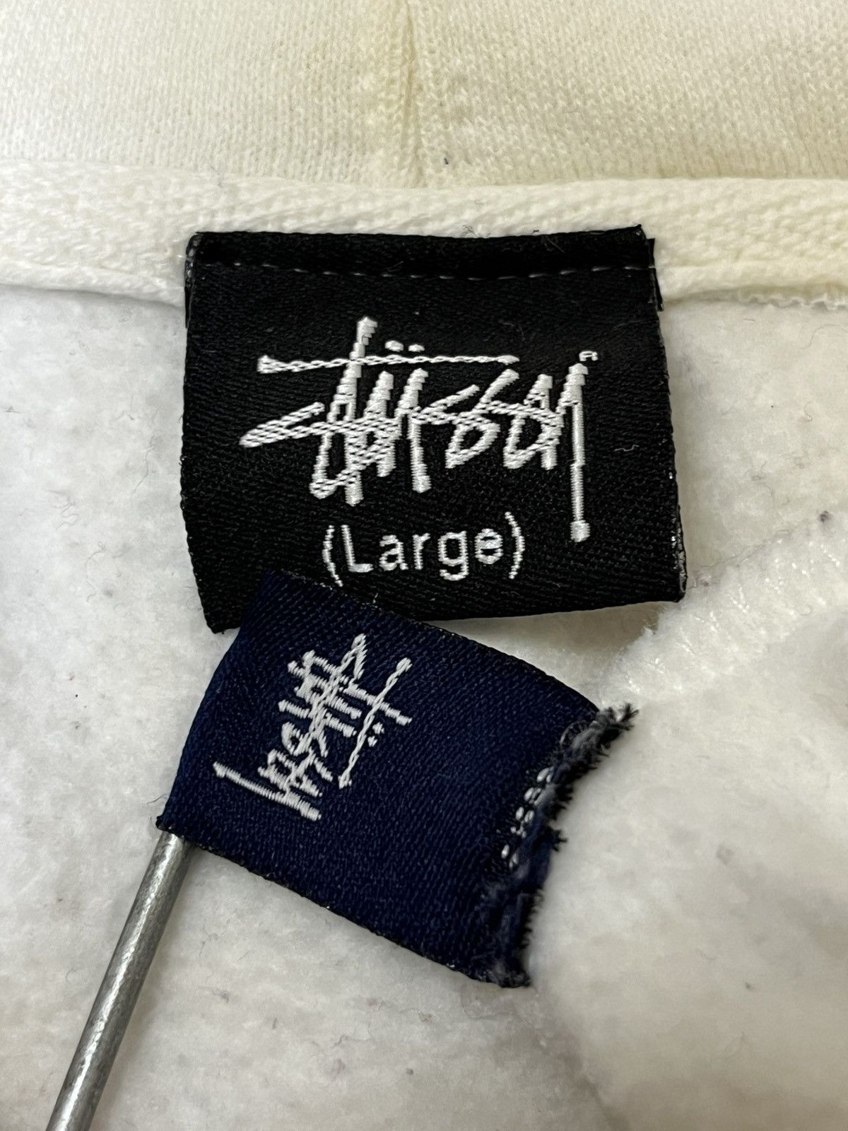 Stussy RARE🔥VINTAGE STUSSY AUGUSTUS STATUE NYC PULLOVER HOODIES Size US L / EU 52-54 / 3 - 12 Thumbnail