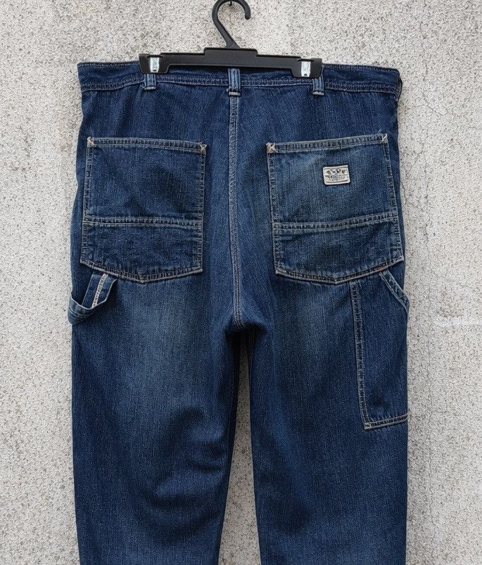 Blue Blue Japan Blue Blue Japan Denim Work Pants Heavy Distressed Carpenter Size US 32 / EU 48 - 10 Thumbnail