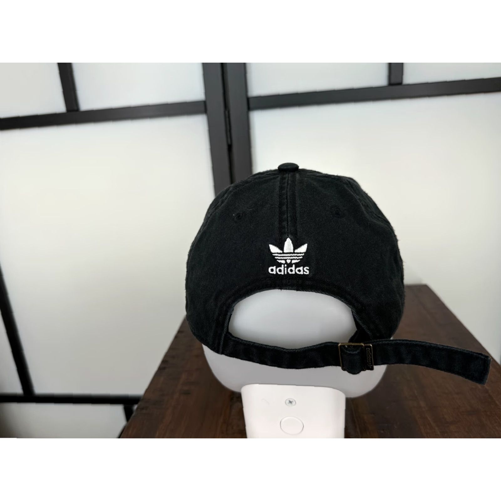 Adidas adidas Hat Cap Strap Back Adult One Size Black Cotton Twill Embroidered Baseball Cap Logo Adjustable Men Mens Size ONE SIZE - 6 Thumbnail