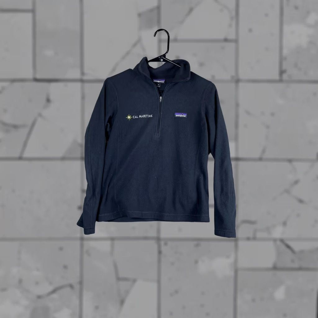 Patagonia Patagonia Fleece Pullover Womens XS Black 1/4 Zip CAL MARITIME Logo Embroidered College Nautical University Winter Casual Mens Womens Girls Boys Size XS / US 0-2 / IT 36-38 - 1 Thumbnail