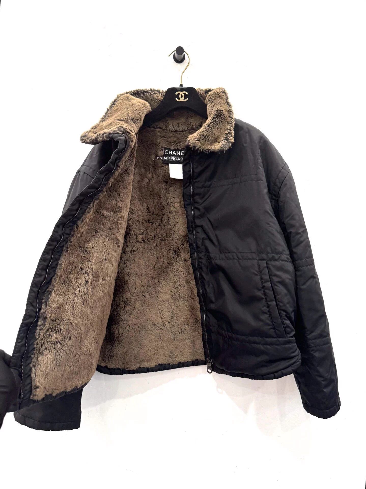 Chanel Chanel Black & Brown Rabbit Fur Trimmed Jacket 38 Size S / US 4 / IT 40 - 4 Thumbnail
