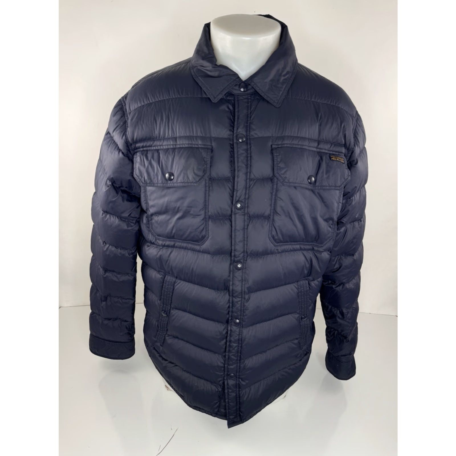 Polo Ralph Lauren Polo Ralph Lauren Jacket - DOWN Insulated Packable Ranch XL Blue Quilted Nylon Exterior Mens, 90s? Size US XL / EU 56 / 4 - 2 Thumbnail