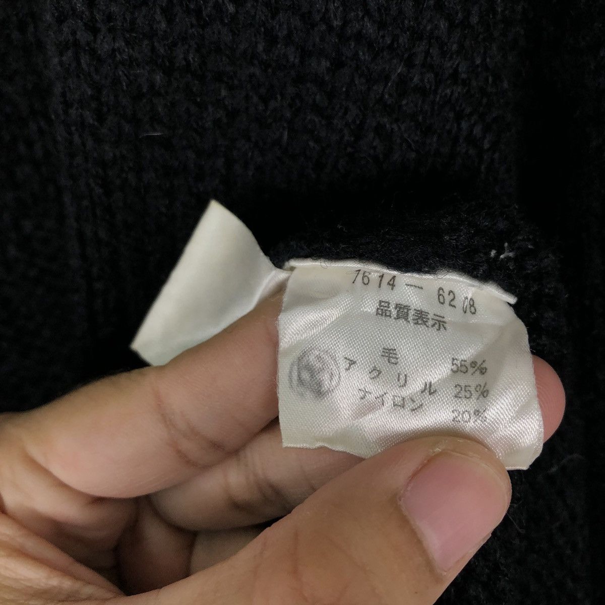 Japanese Brand VINTAGE KNIT SWEATSHIRT ICONIC BLACK COLOUR CASTELBAJAC Size US M / EU 48-50 / 2 - 11 Thumbnail