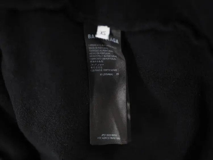 Balenciaga Balenciaga 23ss Oversized Sink Through Logo Hoodie-2507 Size US XS / EU 42 / 0 - 6 Thumbnail