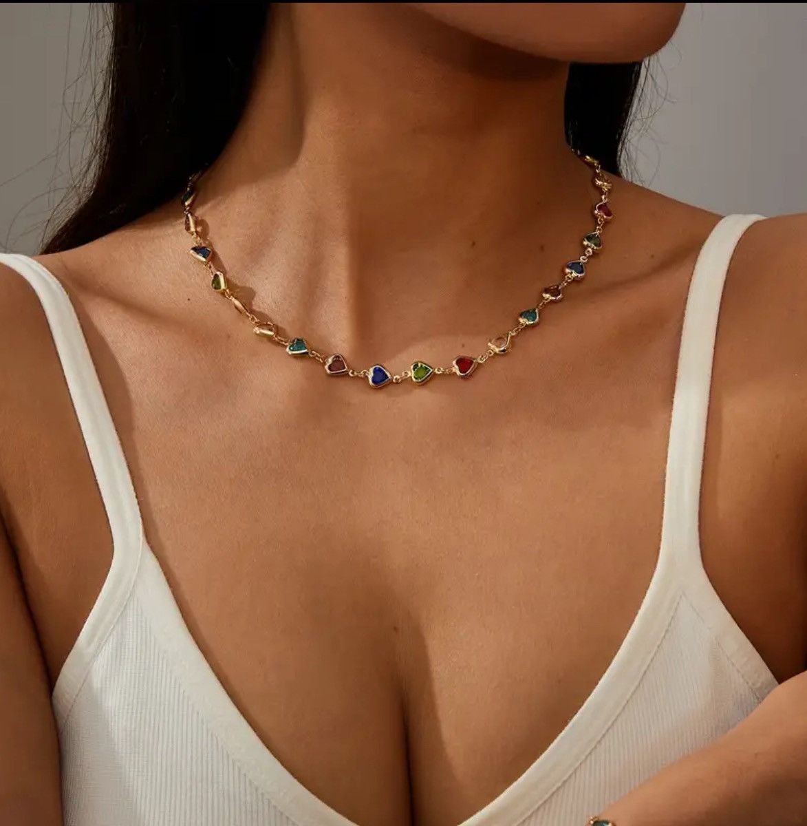 Japanese Brand × Other × Vintage Rainbow valentines necklace gift for girlfriend Size ONE SIZE - 3 Thumbnail